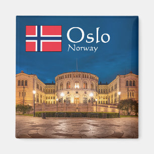 Imán Souvenir de Noruega de Oslo