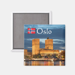 Imán Souvenir de Noruega de Oslo
