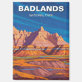 Imán Souvenir del parque nacional Badlands
