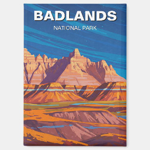 Imán Souvenir del parque nacional Badlands