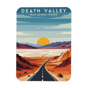 Imán Souvenir en el parque nacional del Valle de la Mue