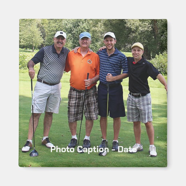 Imán Souvenir Golfer Event Magnet (Frente)