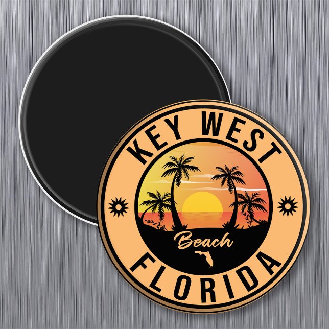 Imán souvenirs de vacaciones key west Florida Sunset (Subido por el creador)