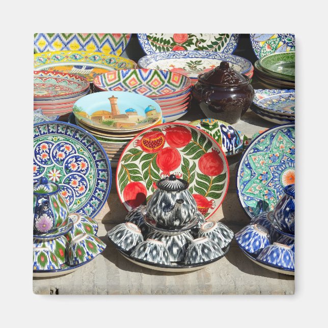 Imán Souvenirs en Uzbekistán (Frente)