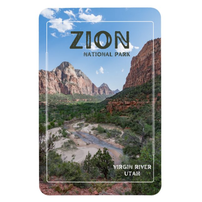 Imán Souvenirs inspirados en la naturaleza (Vertical)