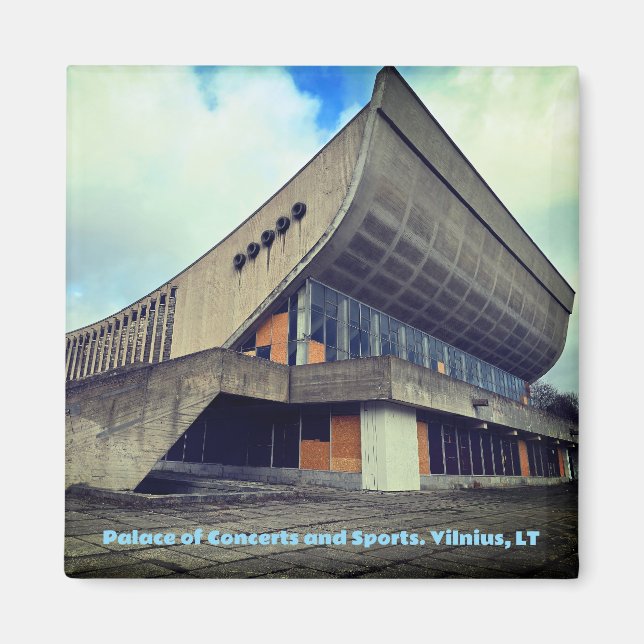 Imán Soviet Palace of Concerts & Sports - Lithuania (Frente)