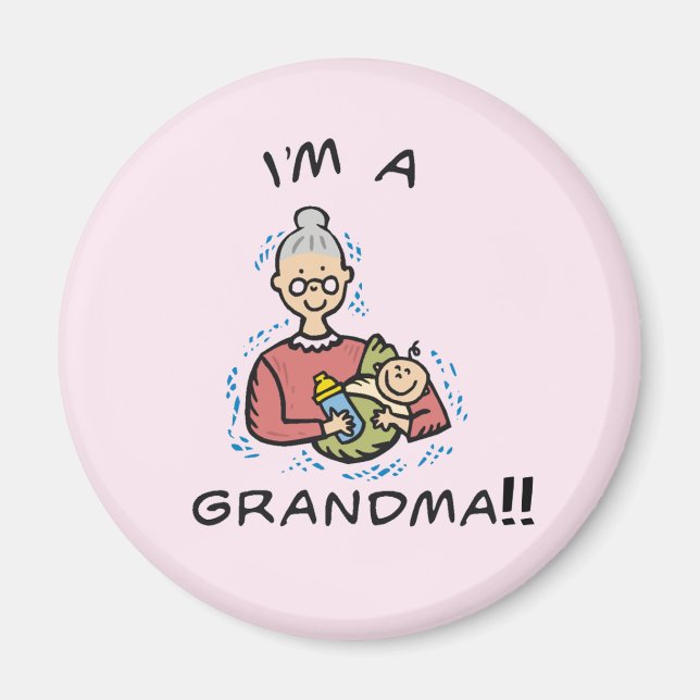 Imán Soy abuela y bebé (Frente)
