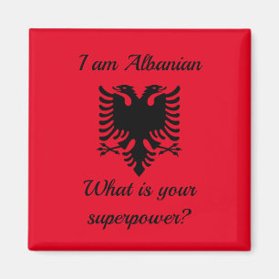 Imán Soy albanés, ¿cuál es tu superpotencia?