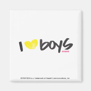 Imán Soy amarillo para los niños del corazón