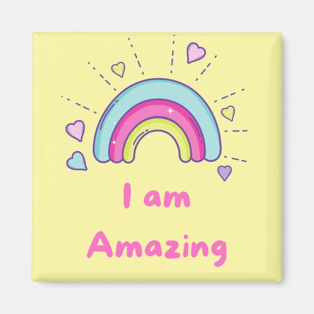 Imán Soy Amazing Square Magnet (Frente)