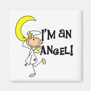 Imán Soy camisetas de ángeles y regalos