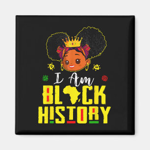Imán Soy Chicas africanos del Mes de la Historia Negra