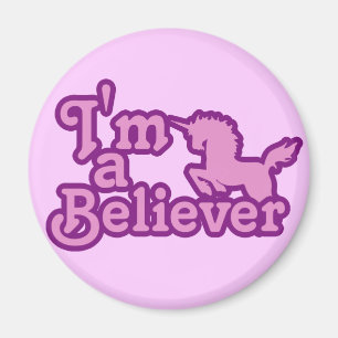 Imán Soy creyente en Unicornios