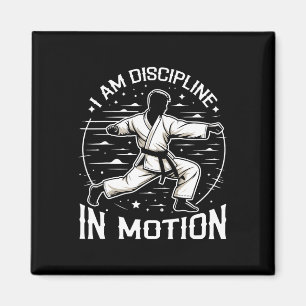 Imán Soy disciplina en mociones artes marciales Karate