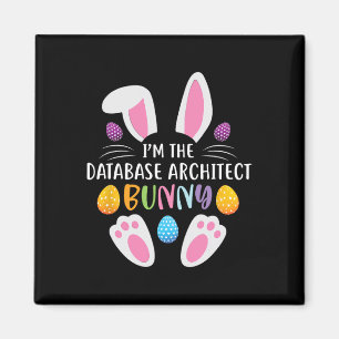 Imán Soy el arquitecto de Databyse Bunny divertido día 