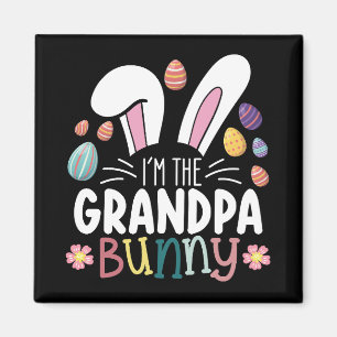 Imán Soy el conejo abuelo Pascua familia coincidente