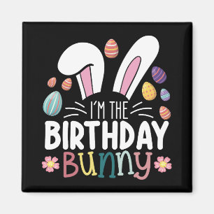 Imán Soy el conejo de cumpleaños Combinación Familiar d