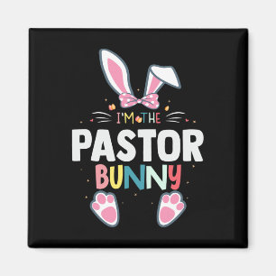 Imán Soy el conejo de Pascua del pastor Día de Pascua C