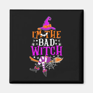 Imán Soy el disfraz de mala bruja divertida de Hallowee