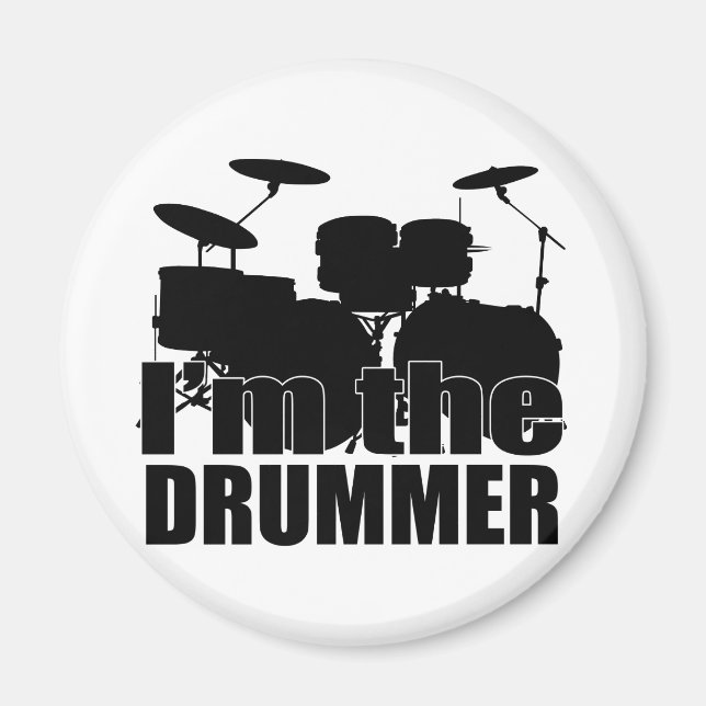Imán Soy el Drummer (Frente)