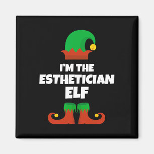 Imán Soy el elfo estético de la familia Pajama Navidade