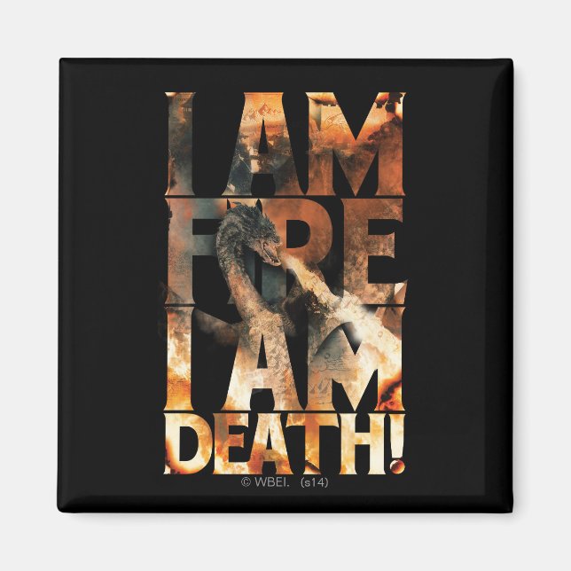 Imán ¡Soy El Fuego, Soy La Muerte! (Frente)