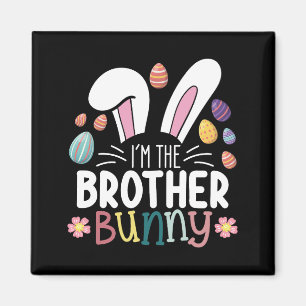 Imán Soy El Hermano Bunny Pascua Ropa Familiar Igual