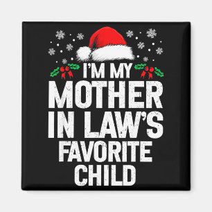 Imán Soy el hijo favorito de mi suegra Divertida Navida
