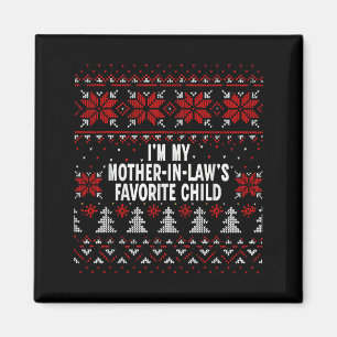 Imán Soy el hijo favorito de mi suegra Divertido Navida