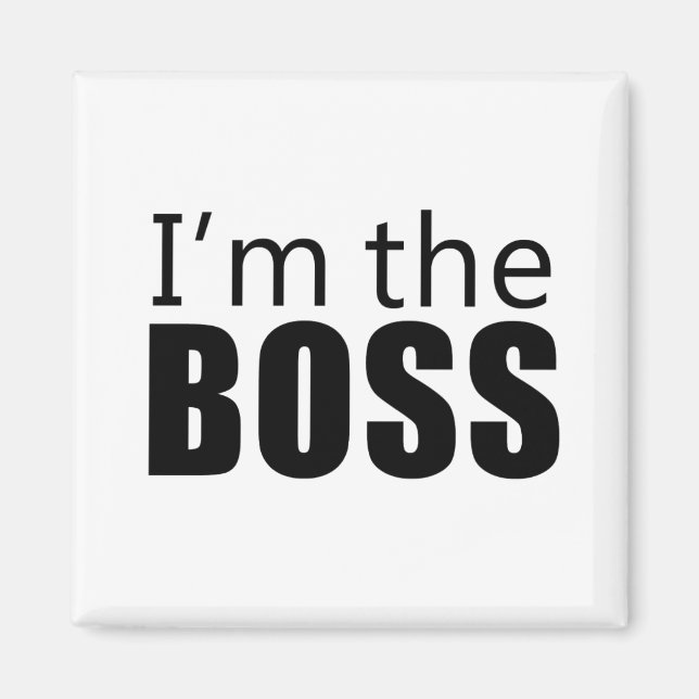 Imán Soy el jefe (Frente)