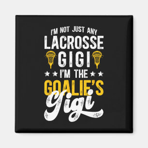 Imán Soy el Lacrosse Goalie Gigi de un Lacrosse Goalkee
