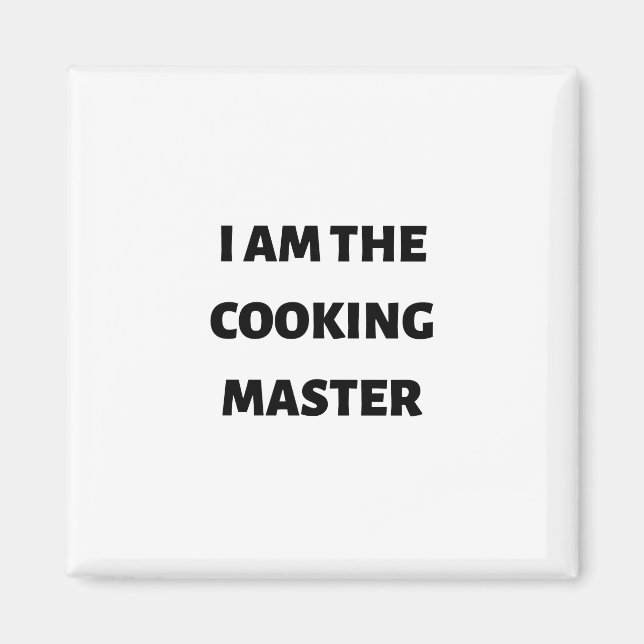 Imán Soy el maestro de cocina (Frente)
