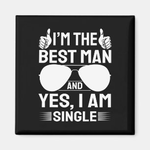 Imán Soy el mejor hombre Boda Groomsmen Novialidad dive
