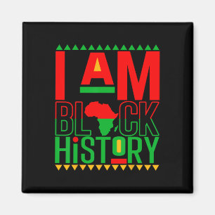 Imán Soy el Mes de la Historia Negra Afroamericano Para