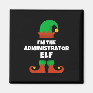 Imán Soy el Navidad de la familia Administrator Elf Paj