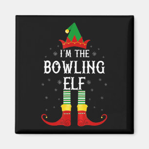 Imán Soy el Navidad del grupo Bowling Elf Family Group
