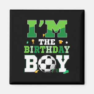 Imán Soy el niño del cumpleaños Fútbol Cumpleaños Famil