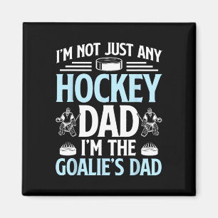 Imán Soy el papá portero de hockey de un portero de hoc