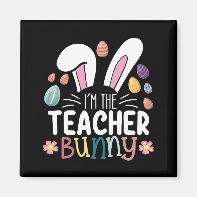 Imán Soy el partido de Pascua de Maestros Bunny (Frente)