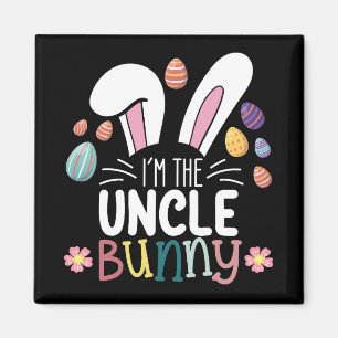 Imán Soy el tío conejo Pascua familia coincidente