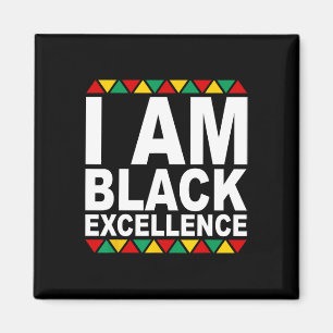 Imán Soy Excelencia Negra Mes de la Historia Negra Mela