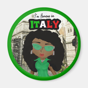 Imán Soy famoso en la diva de Italia - oscuridad
