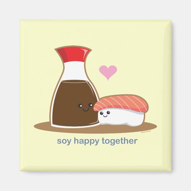 Imán Soy feliz (Frente)