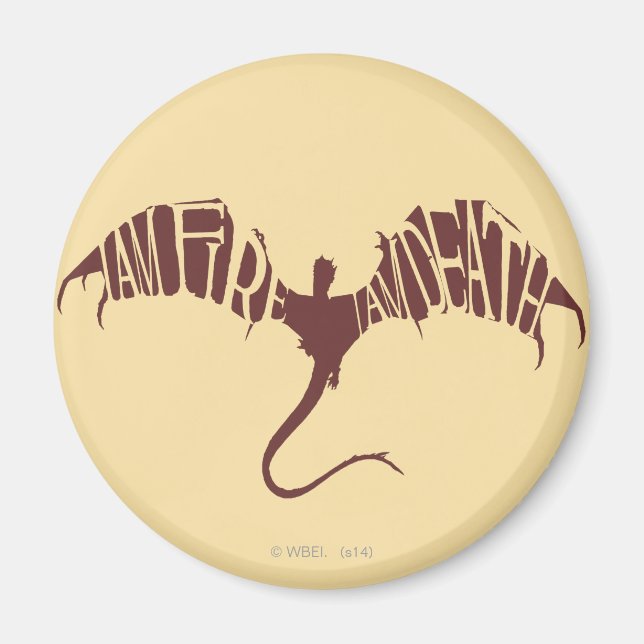 Imán Soy Fuego Soy Muerte - Gráfico (Frente)