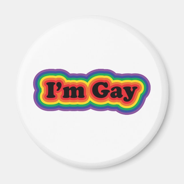 Imán Soy gay (Frente)