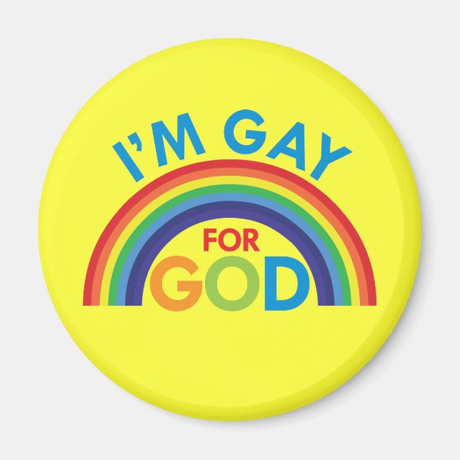 Imán Soy gay por Dios (Frente)