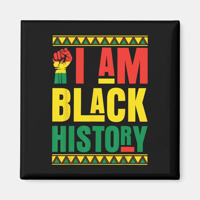 Imán Soy historia negra (Frente)