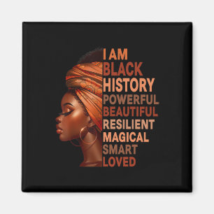 Imán Soy historia negra Mujeres poderosas Chicas Histor