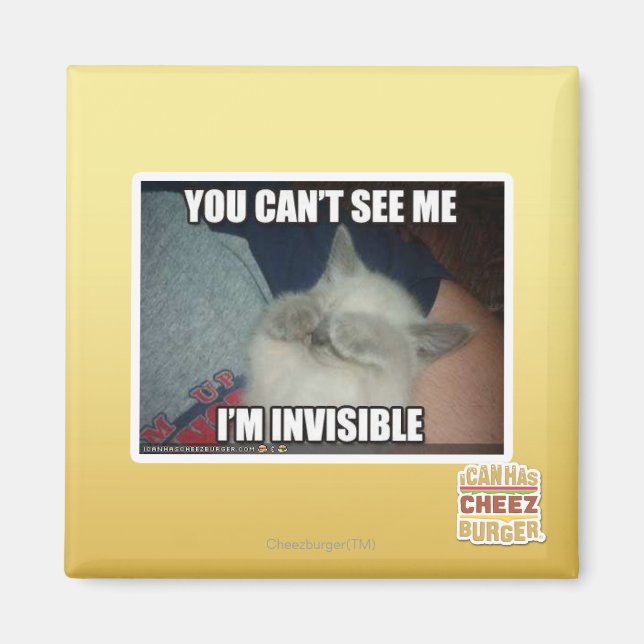 Imán Soy invisible (Frente)
