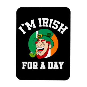 Imán Soy irlandés por un día de san patrono